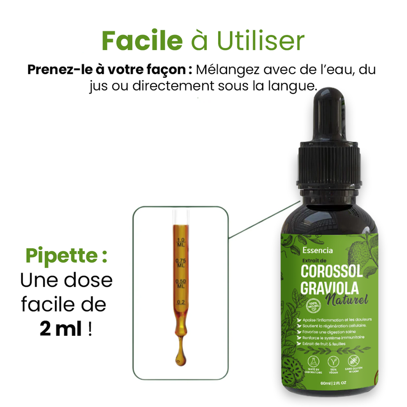 Extrait pur de corossol naturel